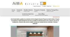 Desktop Screenshot of aim-a.es