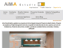 Tablet Screenshot of aim-a.es